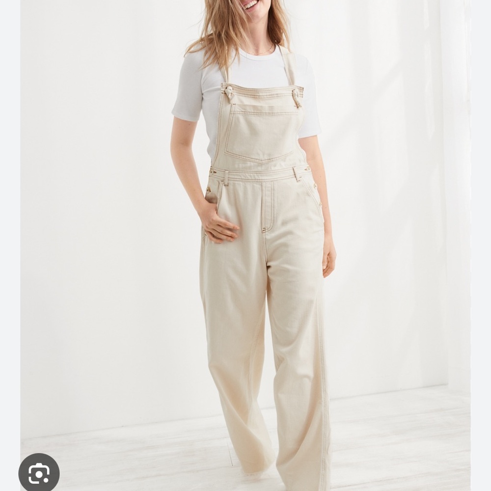 Aerie wide leg overalls